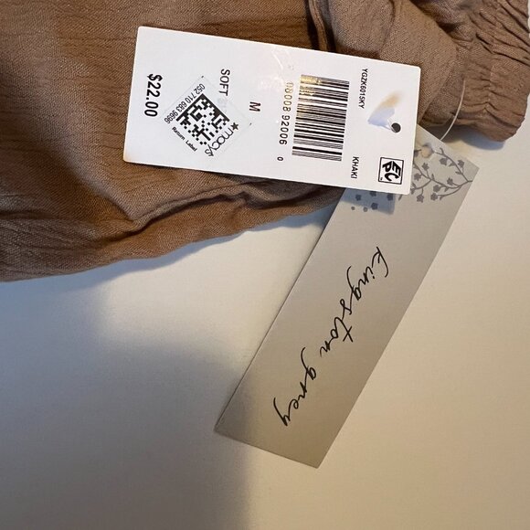 Kingston Grey Brown Solid Crochet Trim Shorts with Lace Size (size M) - NWT - Picture 3 of 3